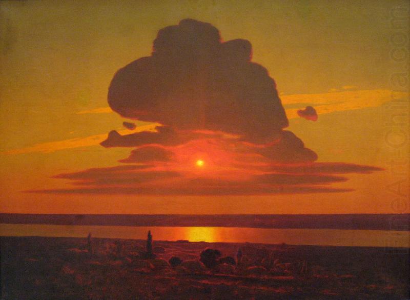 Arkhip Kuinji Red sunset on the Dnieper china oil painting image